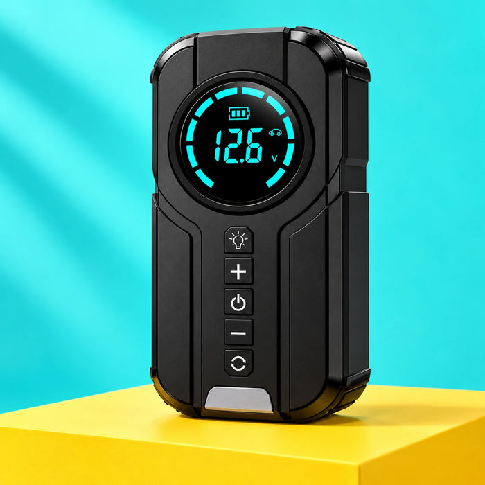 Booster de Batterie 2-en-1 avec Compresseur d'Air