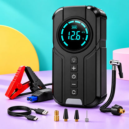 Booster de batterie avec compresseur - kit